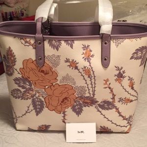 Coach Thorn Rose City Reversible Tote